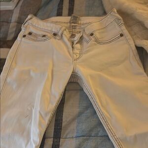 True Religion White Skinny Jeans